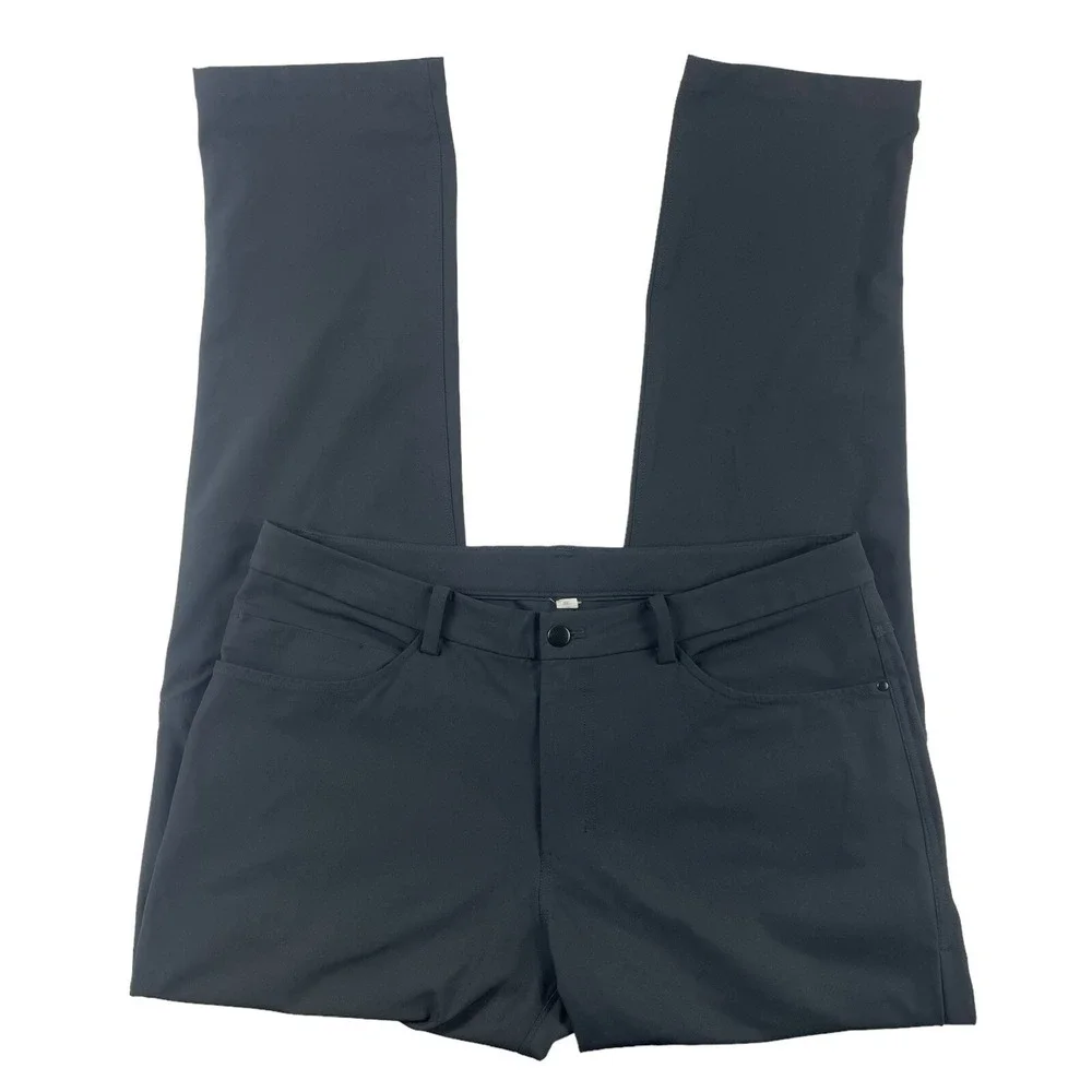 Lululemon ABC Commission Warpstreme 5 Pocket Pant Black Mens 36x33